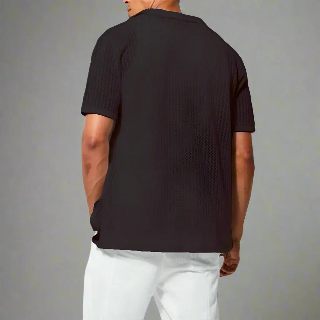 Women's Offshore Club Knitted Shirt | Soft and breathable crochet knit 4