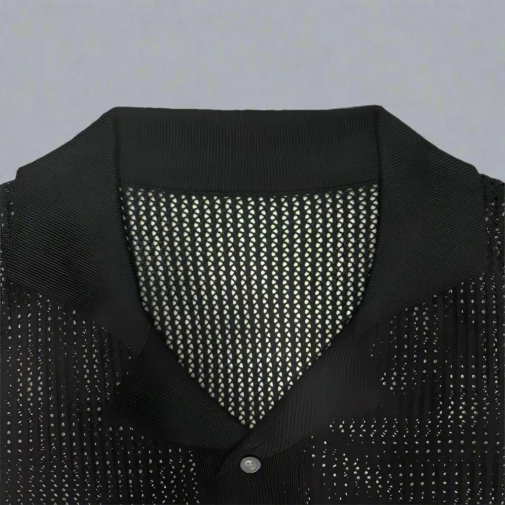 Women's Offshore Club Knitted Shirt | Soft and breathable crochet knit 5