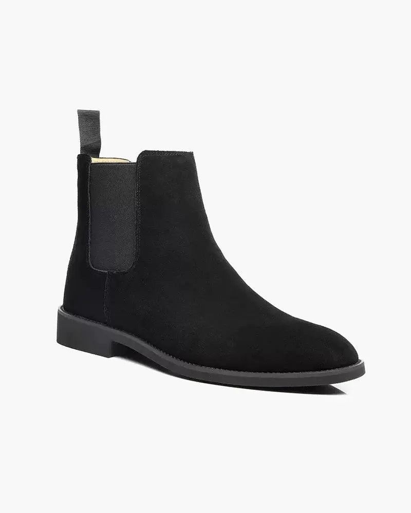 Women's Old Money Chelsea Boots | Premium calf suede leather upper. 5