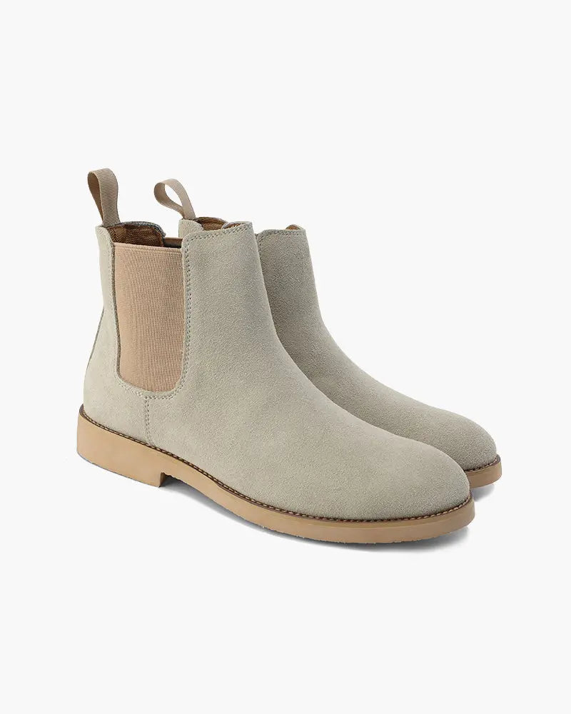Women's Old Money Chelsea Boots | Premium calf suede leather upper. 6