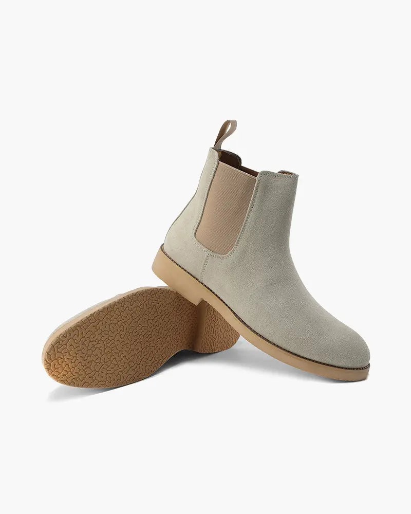 Women's Old Money Chelsea Boots | Premium calf suede leather upper. 7