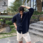 Old Money Collection | Men's Linen Shirt with Oversized Fit | Elegant Style for Timeless Comfort