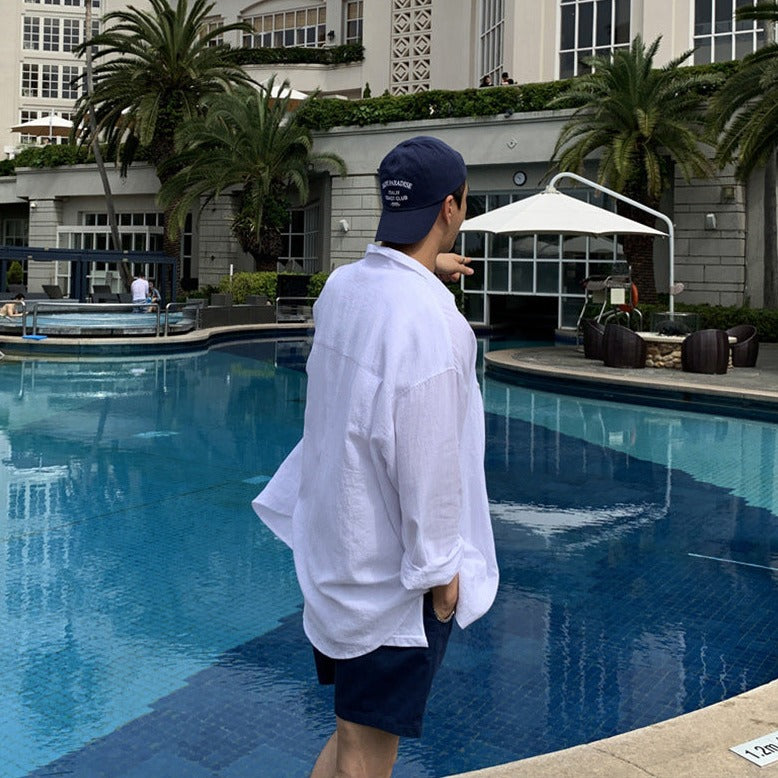 Old Money Collection | Men's Linen Shirt with Oversized Fit | Elegant Style for Timeless Comfort