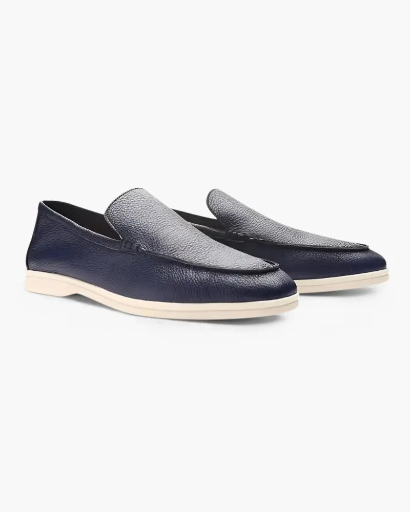 Women's Old Money Cowhide Leather Loafers 0