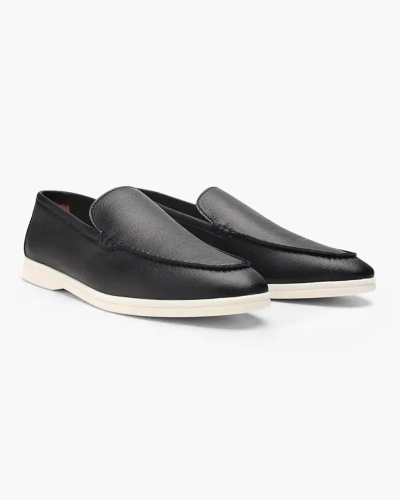 Women's Old Money Cowhide Leather Loafers 1