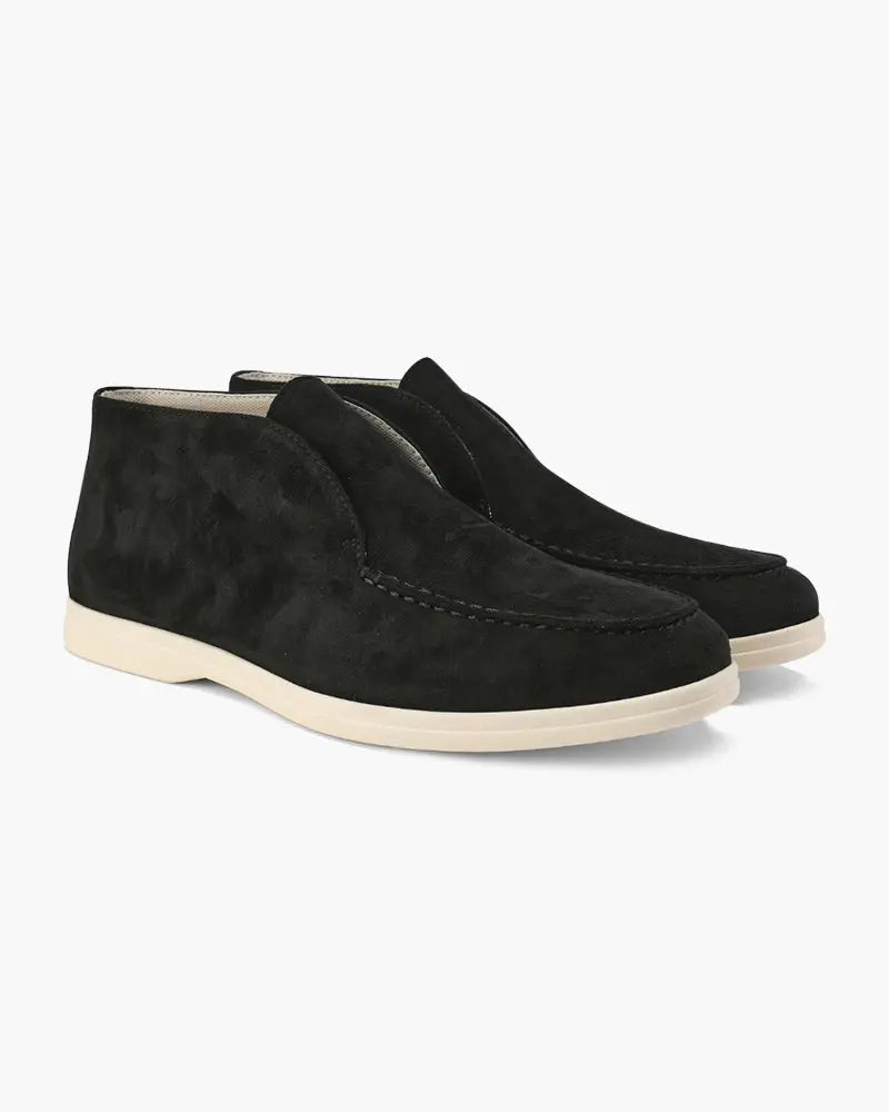 Women's Old Money High Suede Loafers 0