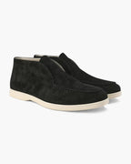 Women's Old Money High Suede Loafers 0