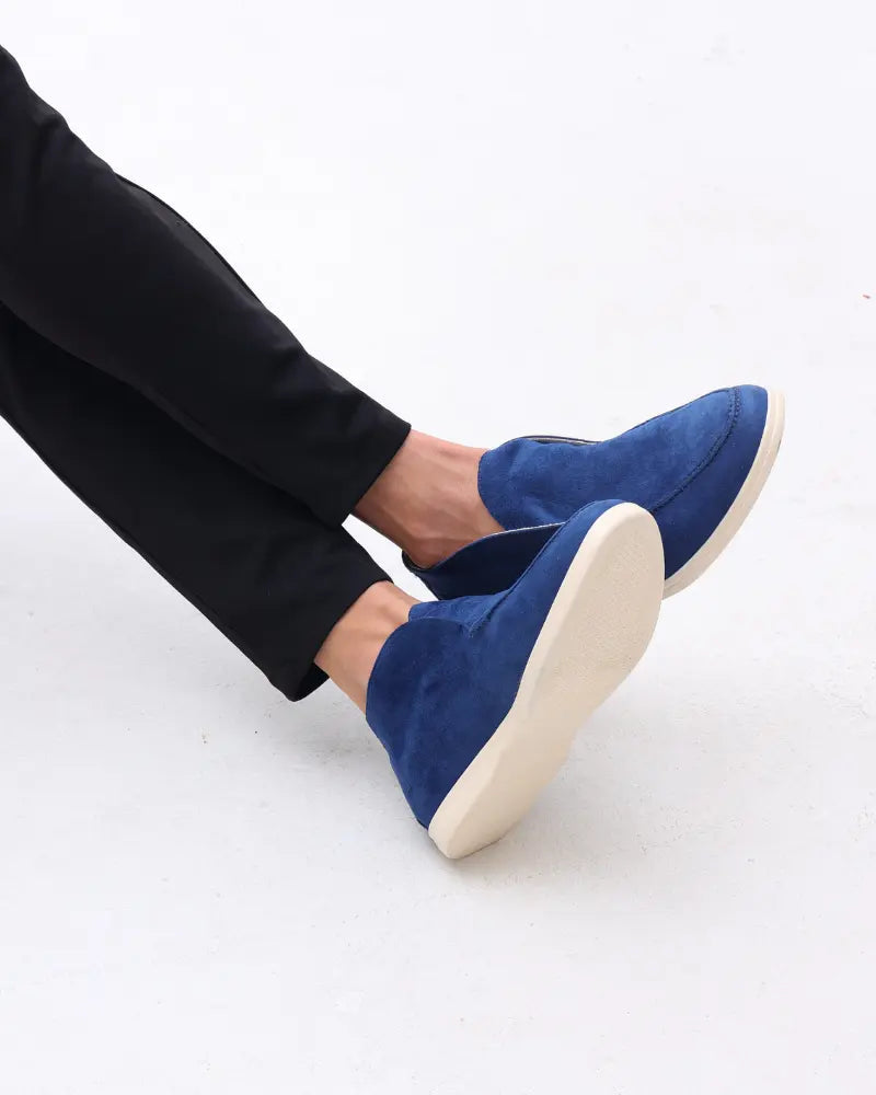 Women's Old Money High Suede Loafers 1