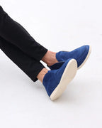 Women's Old Money High Suede Loafers 1