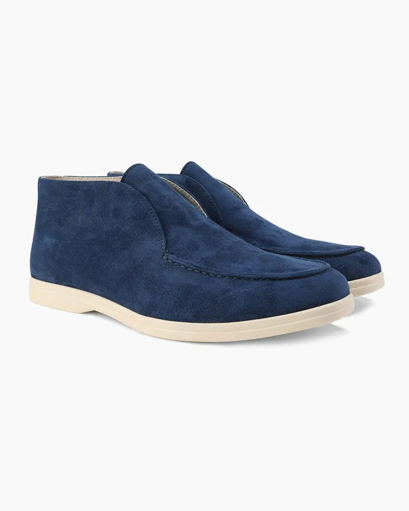 Women's Old Money High Suede Loafers 2