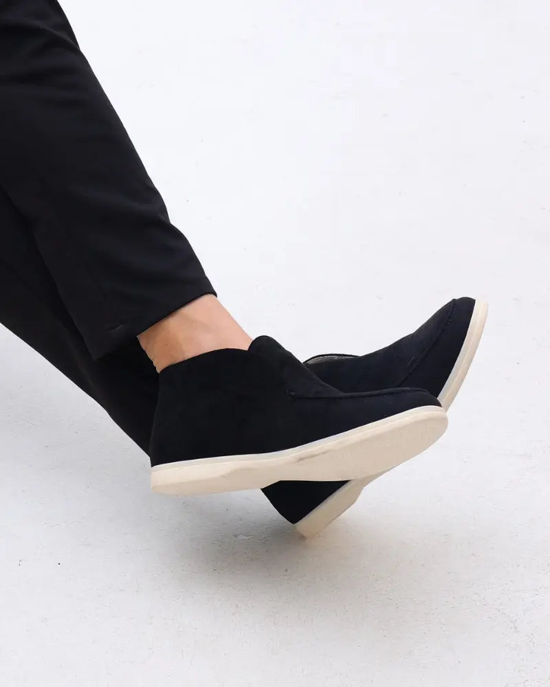 Women's Old Money High Suede Loafers 3