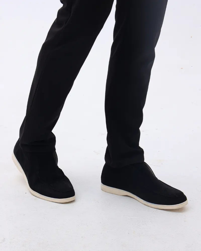 Women's Old Money High Suede Loafers 4