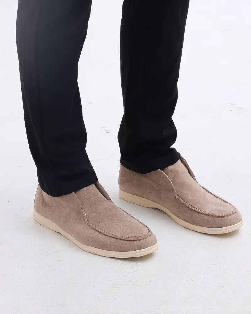 Women's Old Money High Suede Loafers 7