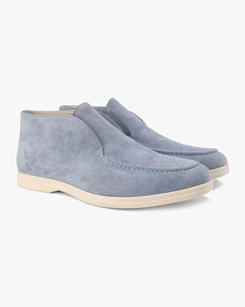 Women's Old Money High Suede Loafers 8