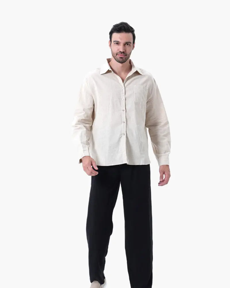 Women's Old Money Linen Combo (Longsleeve) 5