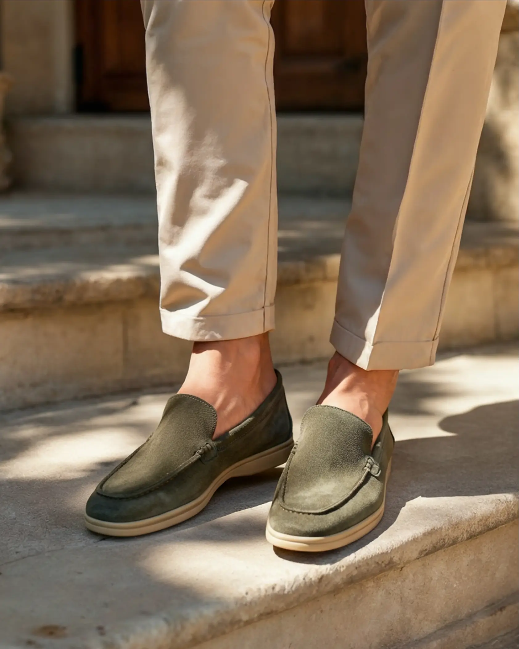 Women's Old Money Premium Suede Loafers 1