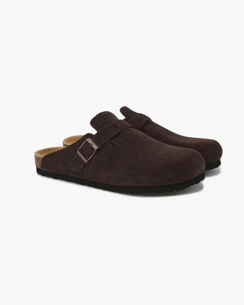 Women's Old Money Suede Clogs 10