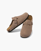 Women's Old Money Suede Clogs 4
