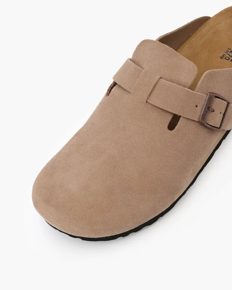 Women's Old Money Suede Clogs 5