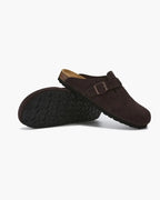 Women's Old Money Suede Clogs 7