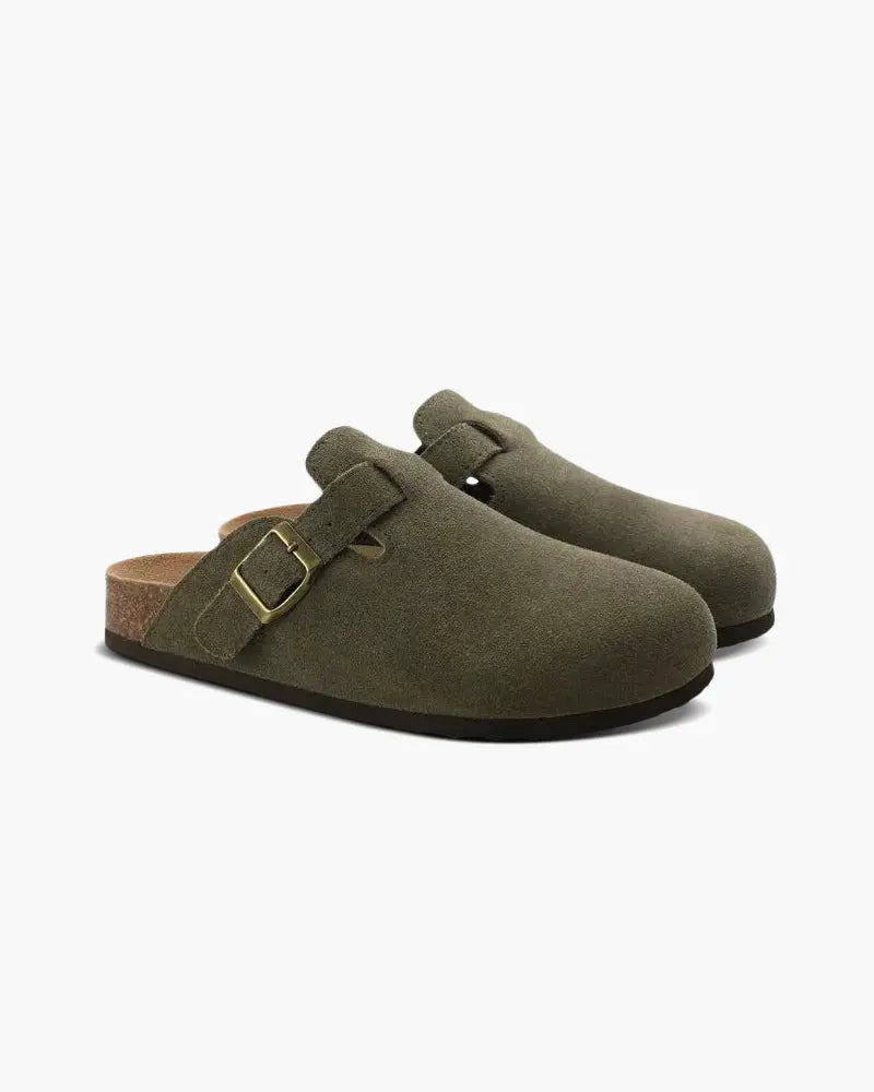 Women's Old Money Suede Clogs 9