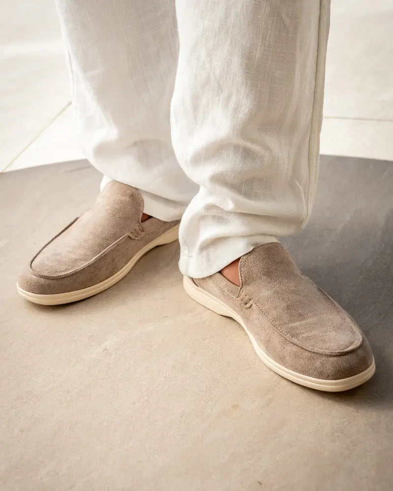 Women's Old Money Suede Loafers 1