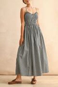 Onyx Crush | Midi Dress with 100% Cotton Fabric | Comfortable Fit for Everyday Wear