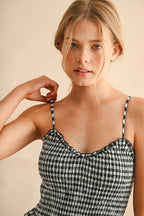 Onyx Crush | Midi Dress with 100% Cotton Fabric | Comfortable Fit for Everyday Wear