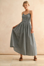 Onyx Crush | Midi Dress with 100% Cotton Fabric | Comfortable Fit for Everyday Wear