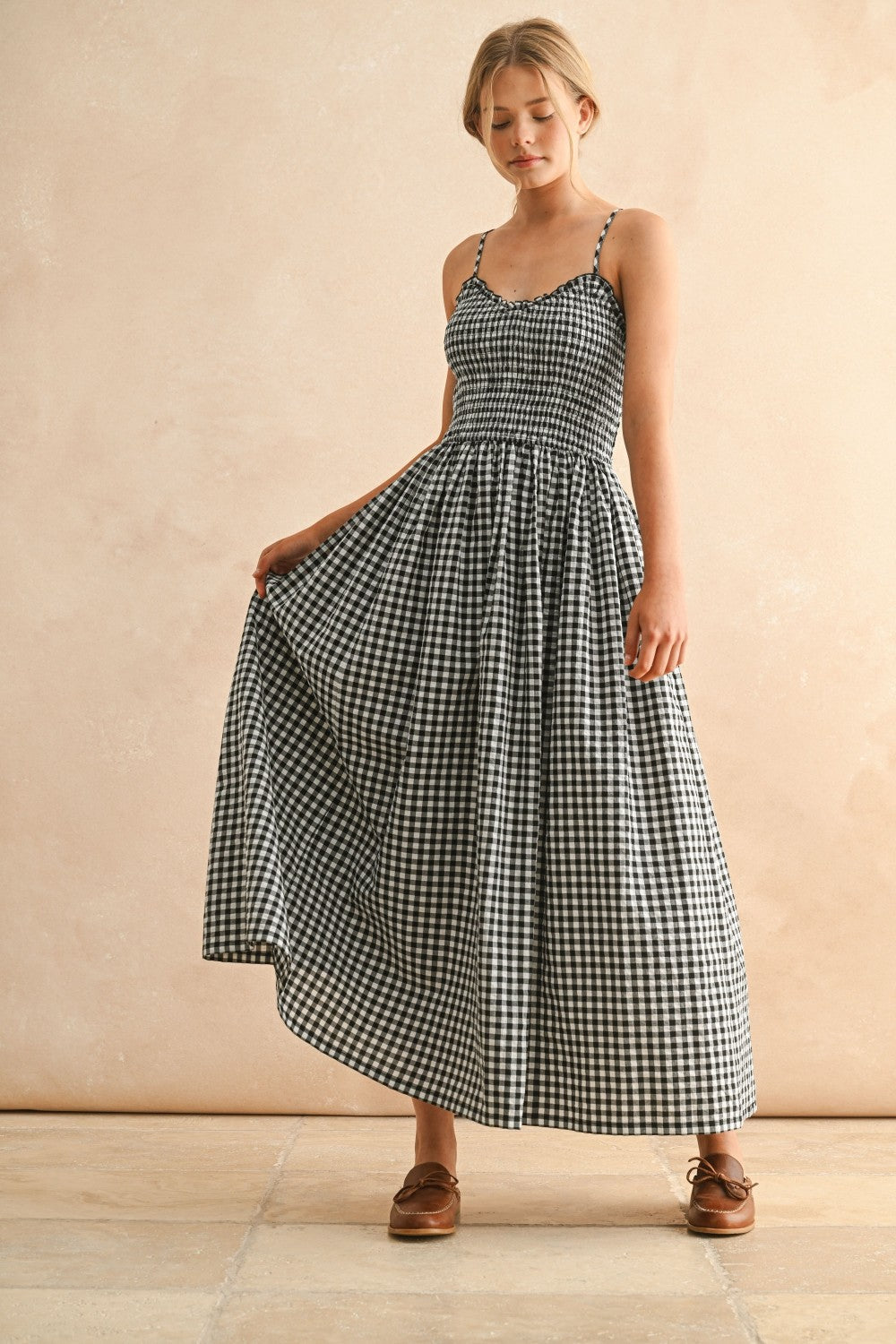 Onyx Crush | Midi Dress with 100% Cotton Fabric | Comfortable Fit for Everyday Wear