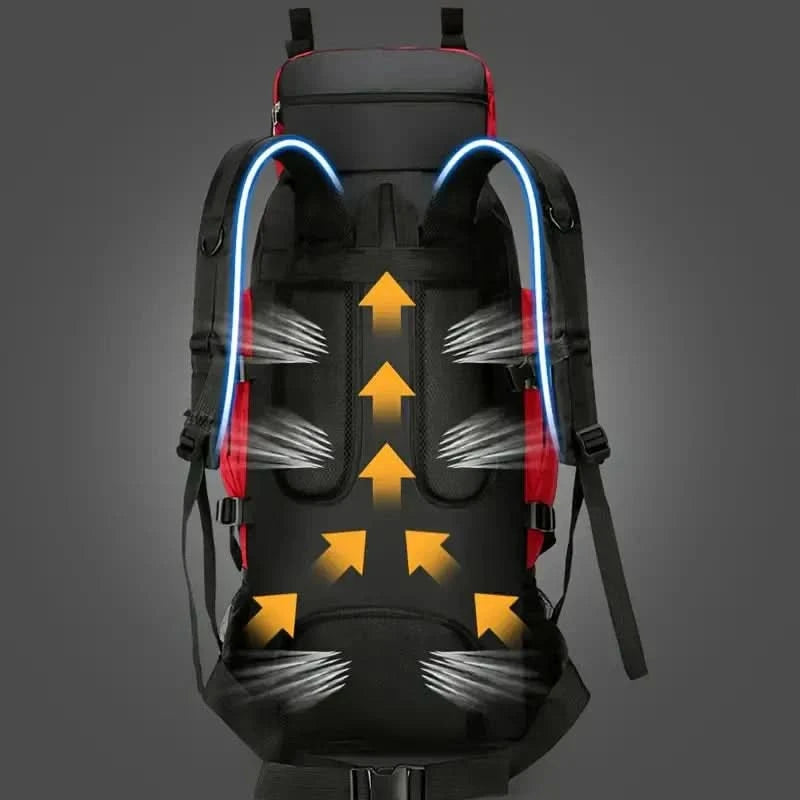 OutdoorHaven | 90L Waterproof Travel Backpack with Ergonomic Design | Spacious & Durable for Outdoor Adventures
