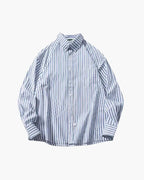 Women's Oversized Striped Shirt 0