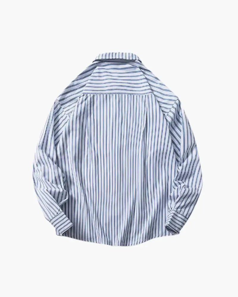 Women's Oversized Striped Shirt 3