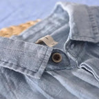 Pacific Collection | Men's Shirt with Short Sleeves in 100% Linen | Lightweight & Breathable for Summer Comfort