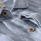Pacific Collection | Men's Shirt with Short Sleeves in 100% Linen | Lightweight & Breathable for Summer Comfort