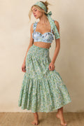 Women's Paradisa Merritt Island Seaglass Green Convertible Cotton Skirt Dress | 100% Cotton 0