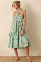 Women's Paradisa Merritt Island Seaglass Green Convertible Cotton Skirt Dress | 100% Cotton 3