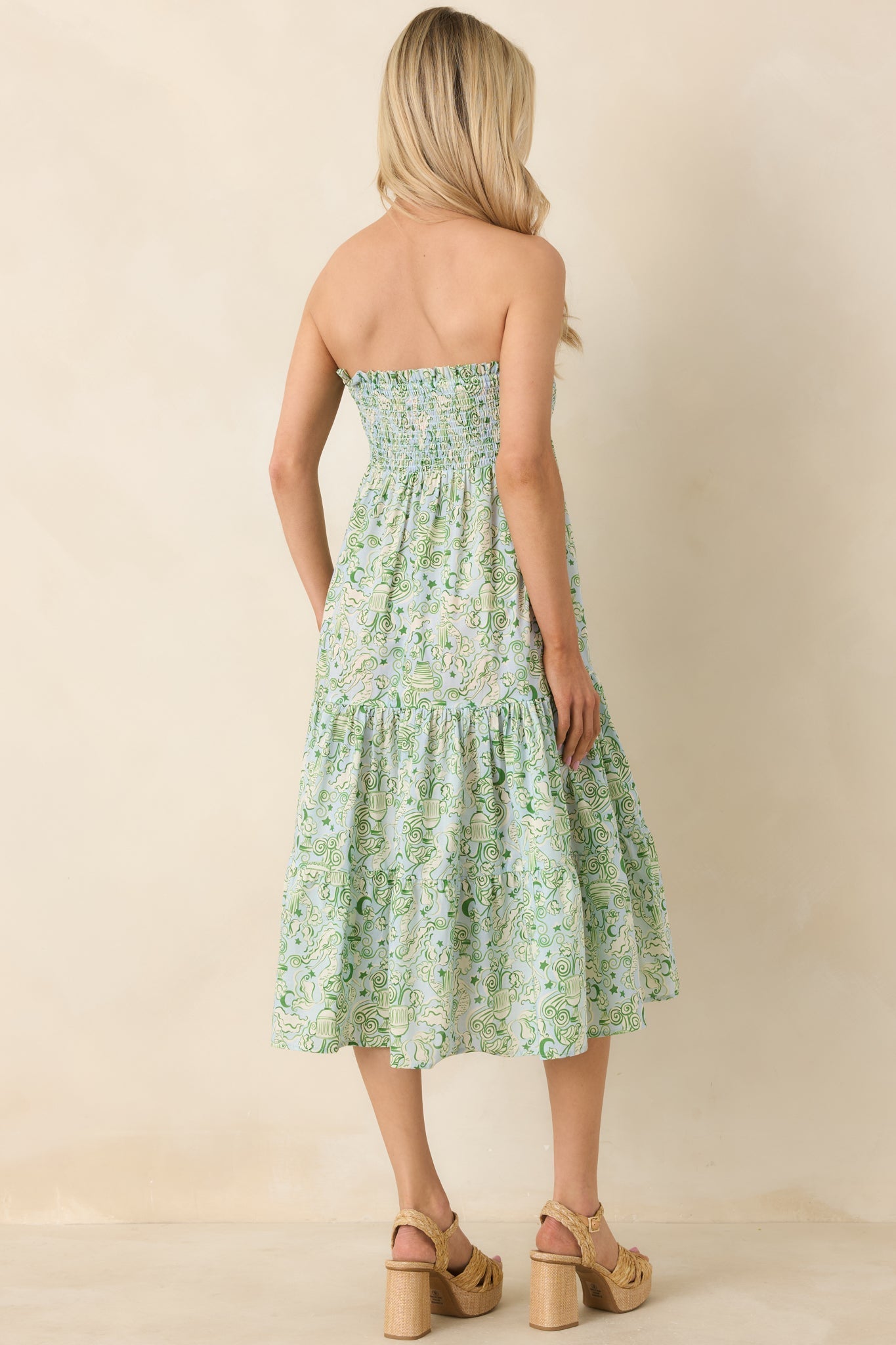 Women's Paradisa Merritt Island Seaglass Green Convertible Cotton Skirt Dress | 100% Cotton 6