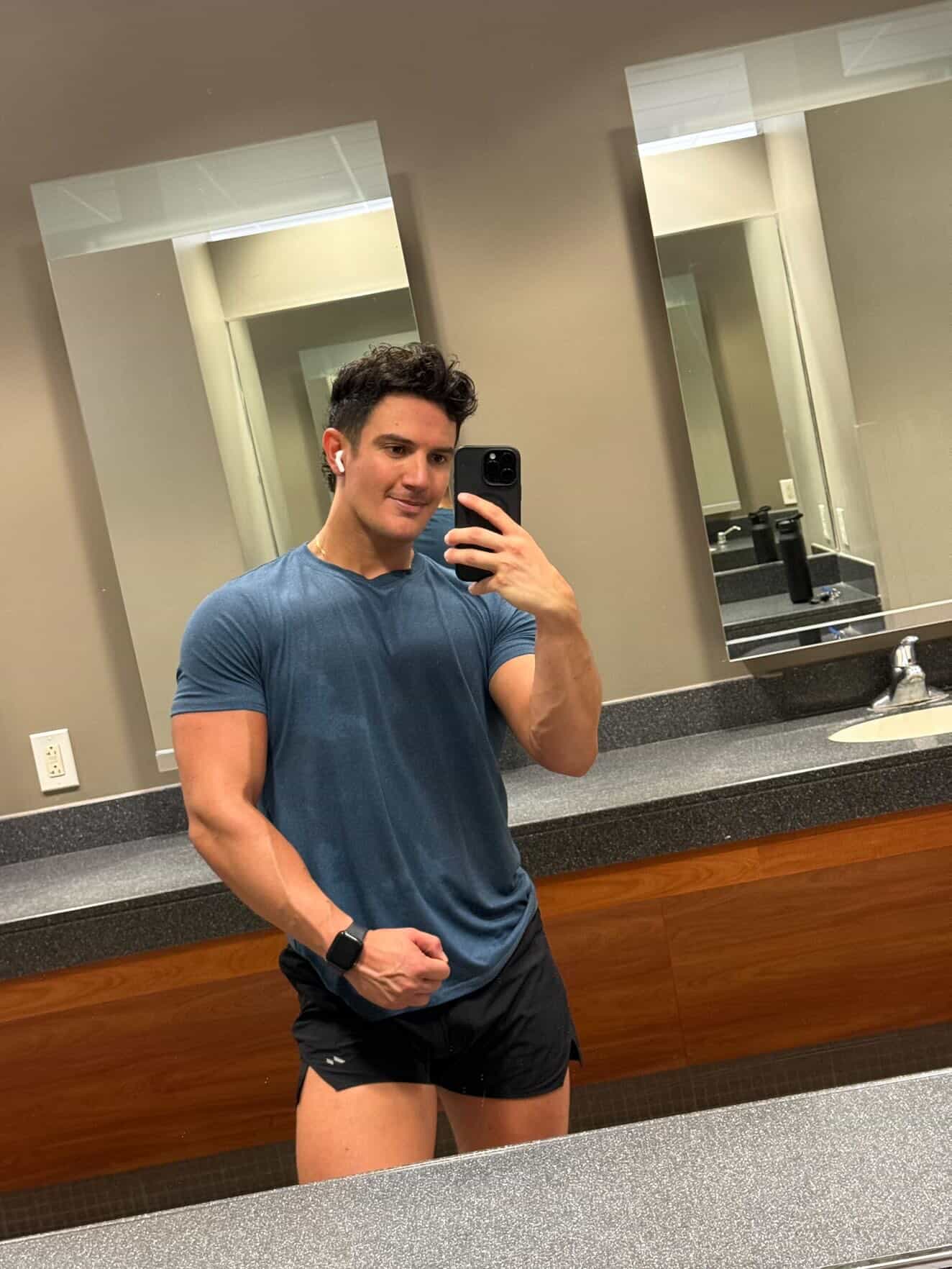 Performance Tee | Long Sleeve Gym Shirt for Men with Moisture-Wicking Fabric | Comfortable Workout Top for Active Lifestyle