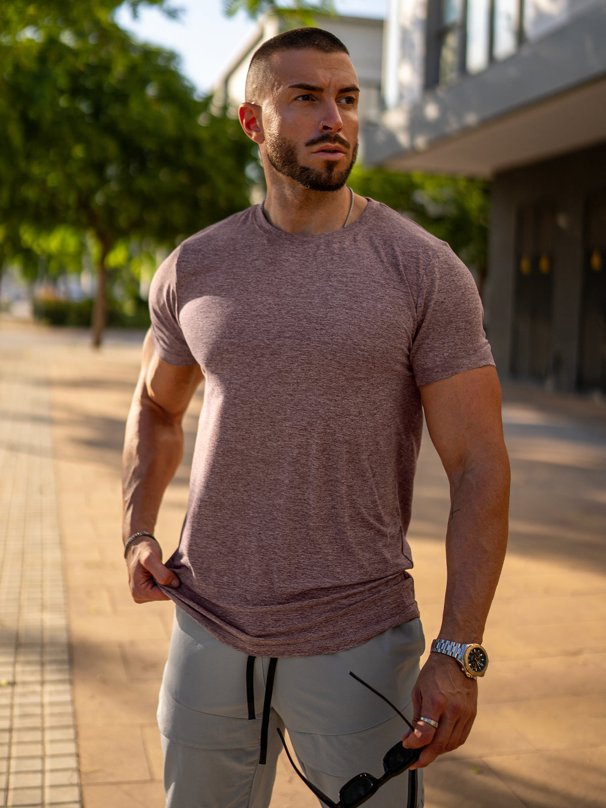 Performance Tee | Long Sleeve Gym Shirt for Men with Moisture-Wicking Fabric | Comfortable Workout Top for Active Lifestyle