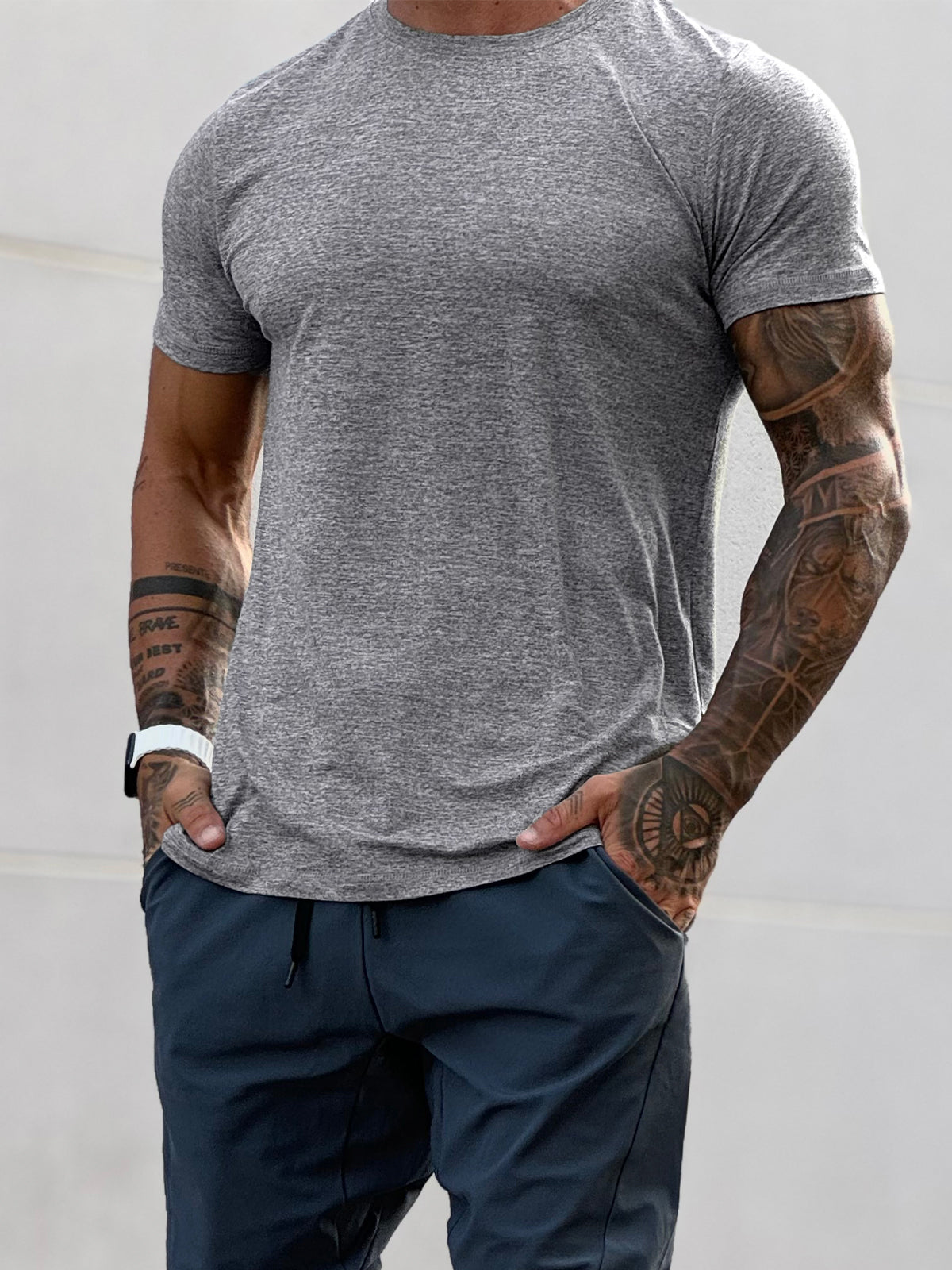 Performance Tee | Long Sleeve Gym Shirt for Men with Moisture-Wicking Fabric | Comfortable Workout Top for Active Lifestyle