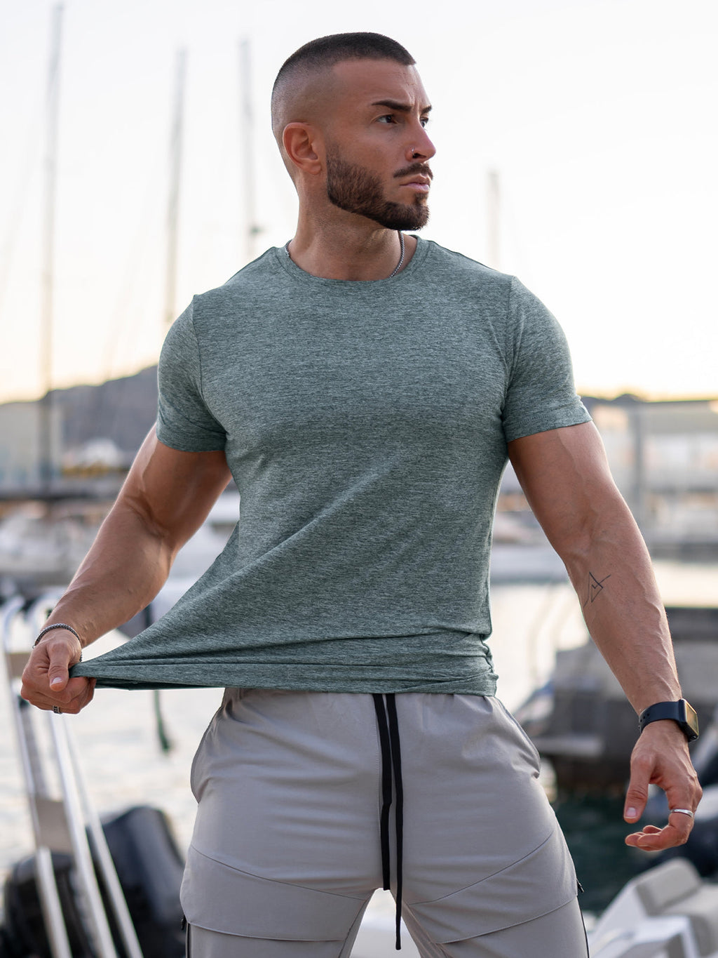 Performance Tee | Long Sleeve Gym Shirt for Men with Moisture-Wicking Fabric | Comfortable Workout Top for Active Lifestyle