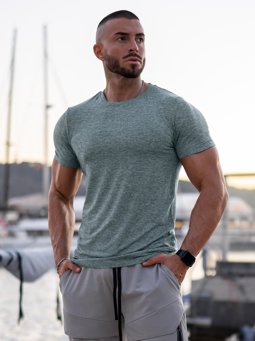 Performance Tee | Long Sleeve Gym Shirt for Men with Moisture-Wicking Fabric | Comfortable Workout Top for Active Lifestyle