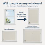 Portable blackout curtain product view
