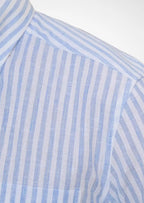 Women's Portofino Striped Coastal Shirt - Light Blue 3