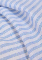 Women's Portofino Striped Coastal Shirt - Light Blue 4