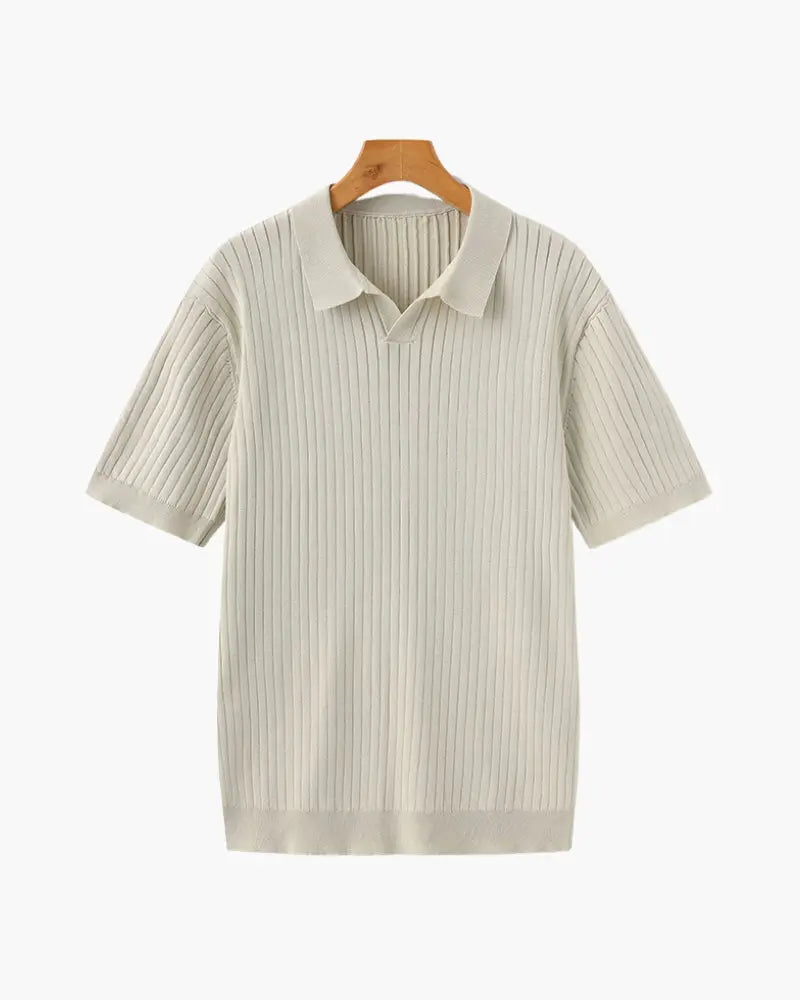 Women's Premium Ribbed Polo | Premium knitted fabric with a ribbed texture 0