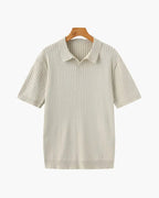 Women's Premium Ribbed Polo | Premium knitted fabric with a ribbed texture 0