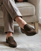 Women's Premium Suede Loafers - Black Soles | Material: Premium suede upper 1