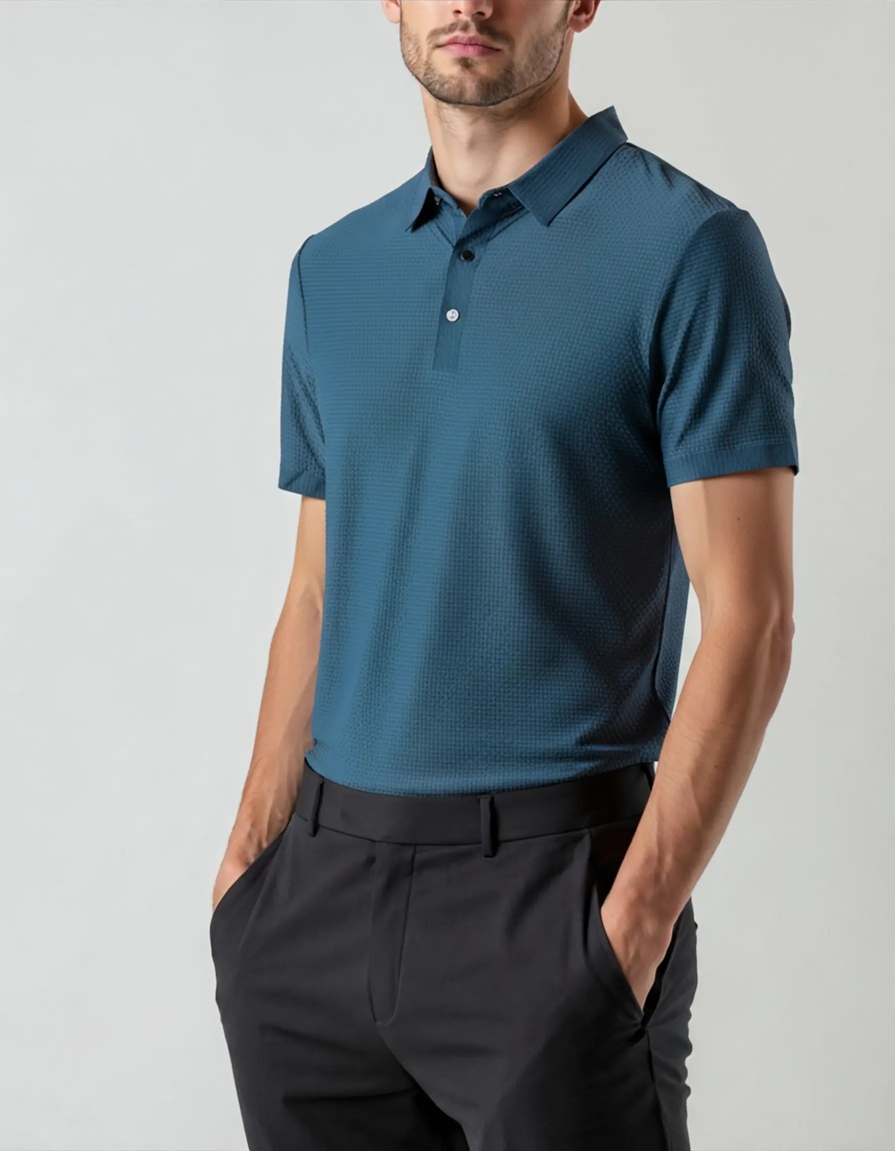 Women's Prestigio Silk Polo (Anti-Wrinkle) | Material: Polyester 4